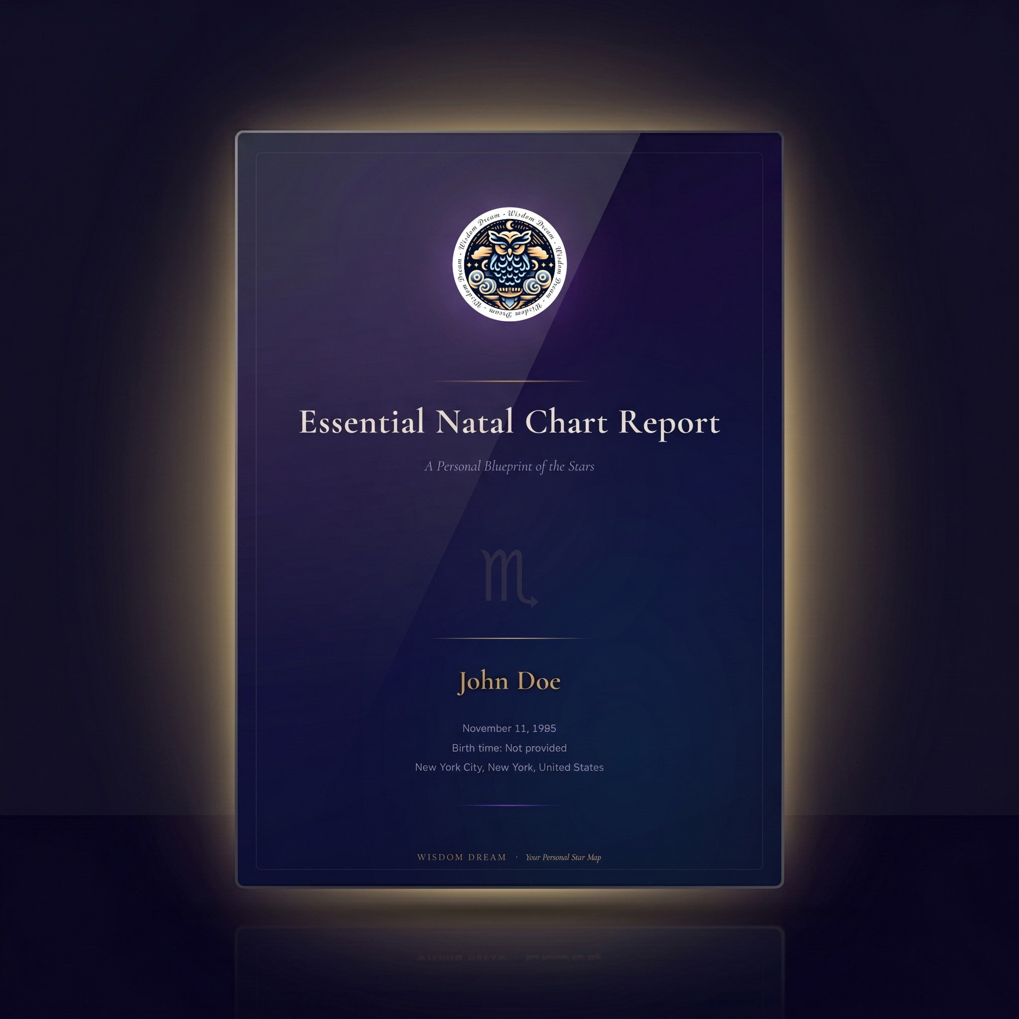 Essential Natal Chart Report